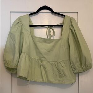 Elegant Green Women's Top